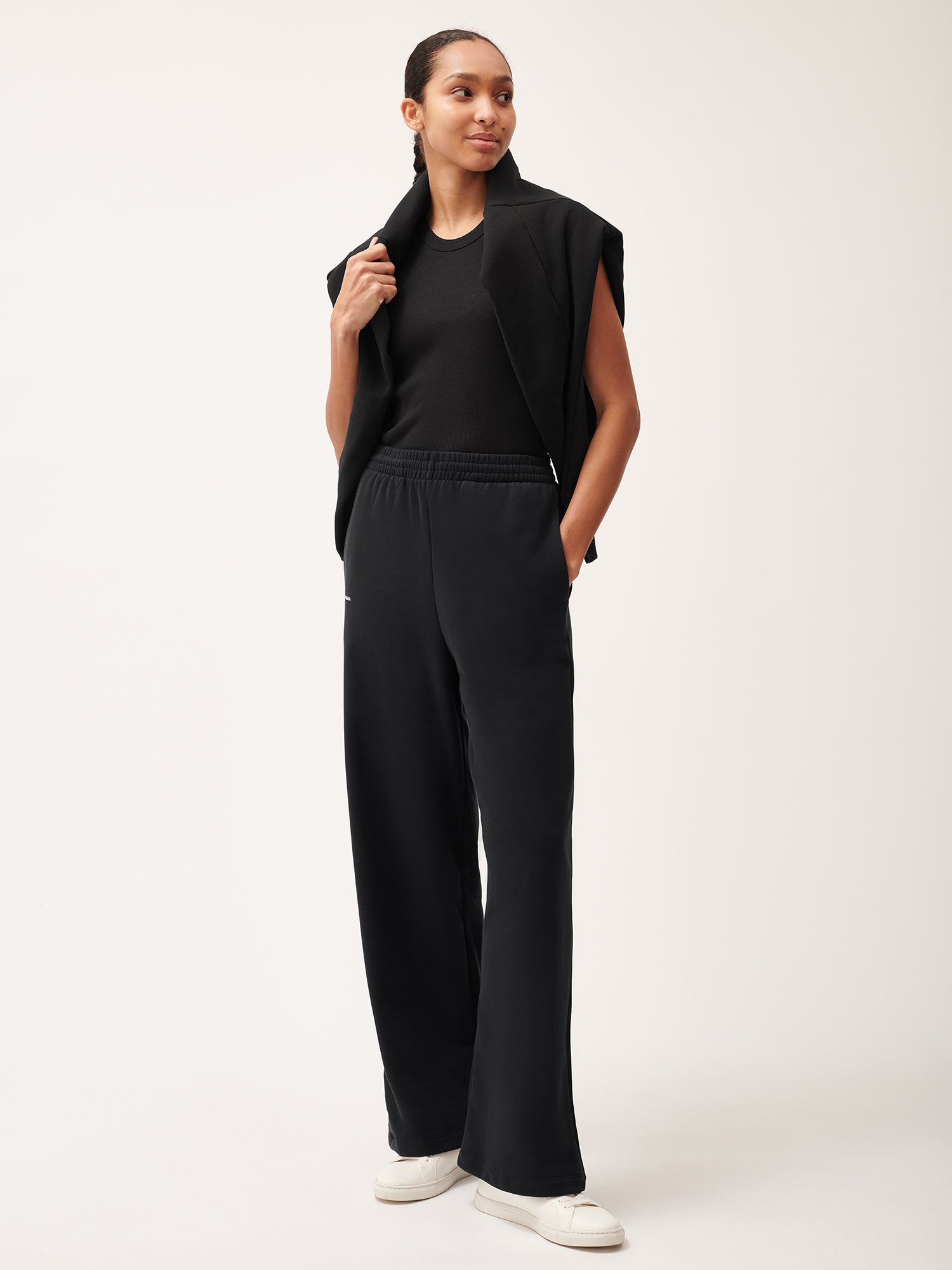 Buy Femea Women Slim Fit Flared Track Pants with Side Taping Detail online